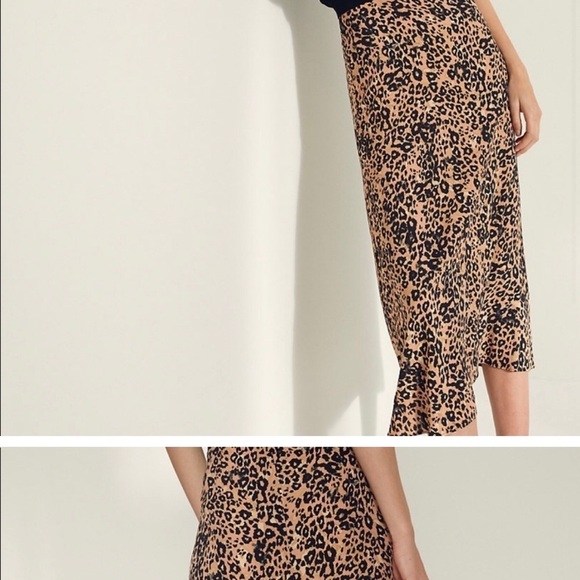 Aritzia Wilfred Printed  Chettah skirt - Picture 2 of 2